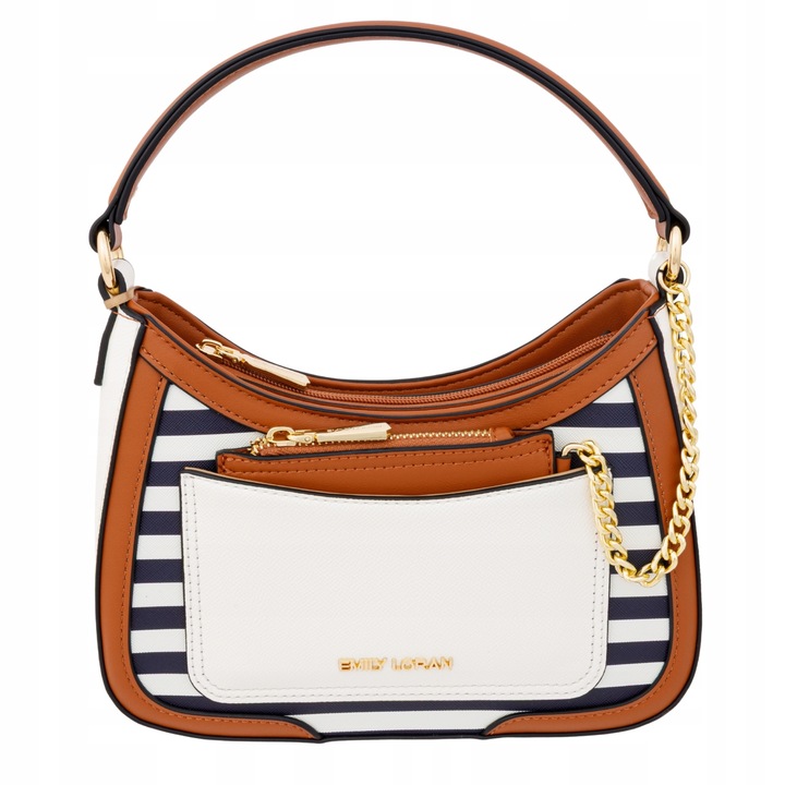 Geanta de mana, Little Angel, T300, EMILY LORAN, maro/lb