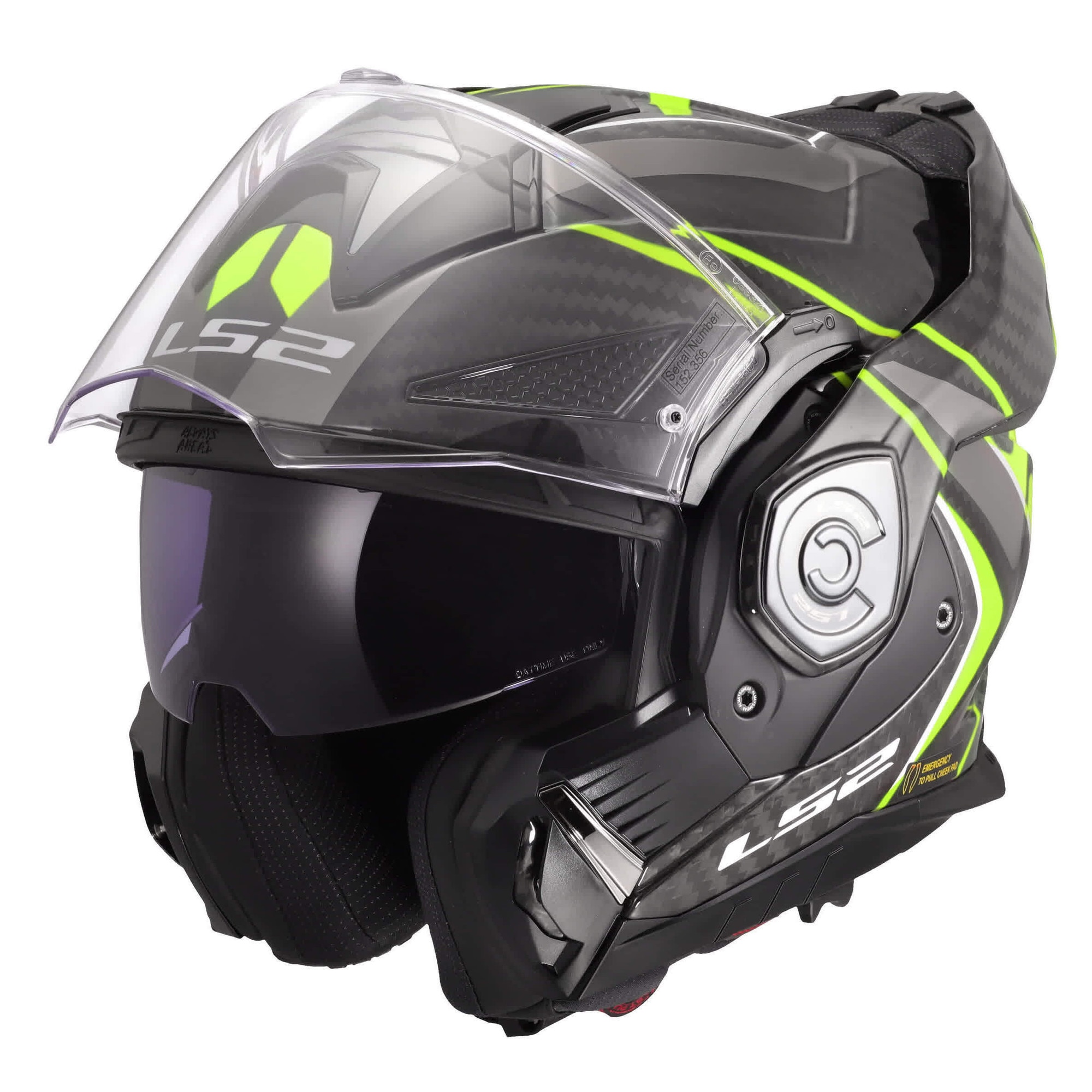 Casca moto LS2 FF901 ADVANT X CARBON, multicolor, S, cu sistem de
