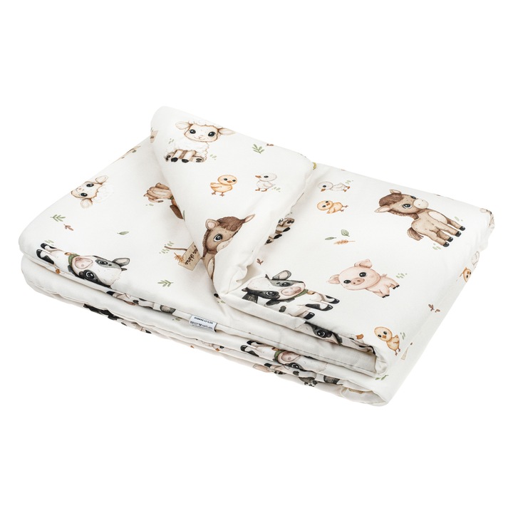 Cearceaf pentru bebelusi, Bonjour Cherie, bambus, 65x75cm, antialergic, multicolor, set 1 piesa