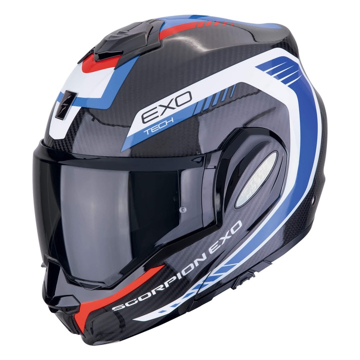 Casca moto ScorpionEXO EXO-TECH EVO Carbon, multicolor, XXL