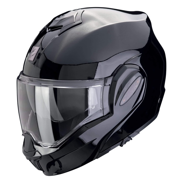 Casca moto Scorpion EXO-TECH EVO Pro, modulara, rosie, XXL, cu sistem flip-back si vizor retractabil anti-aburire