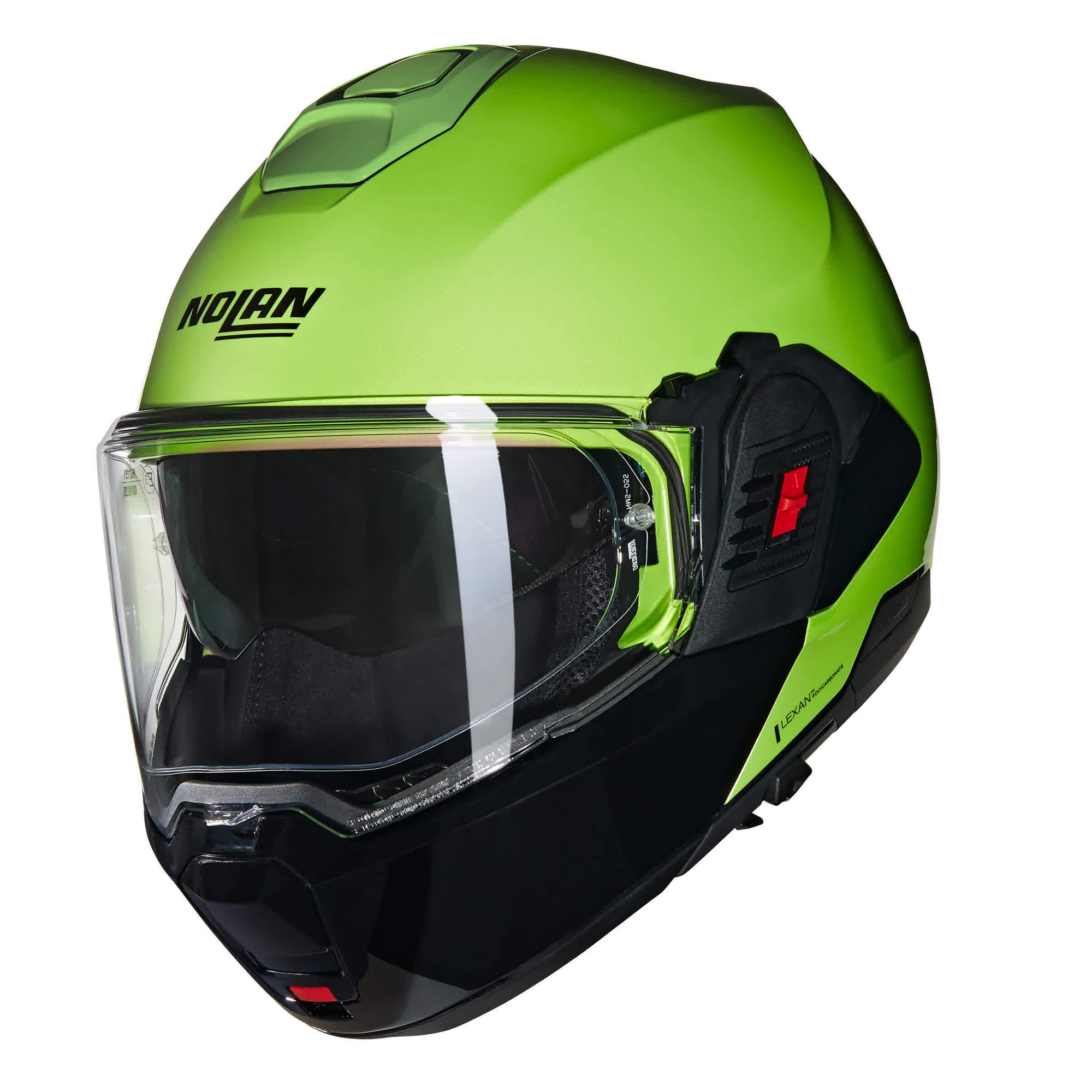 Casca moto NOLAN N120, Lexan, verde, XL, sistem flip-back - eMAG.ro