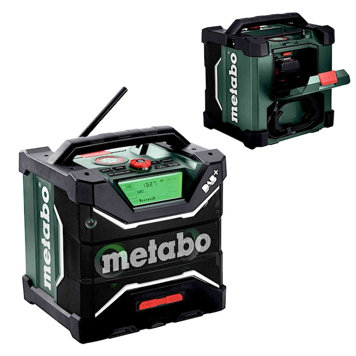 Radio pentru santiere Metabo RC 12-18 BT DAB+, Bluetooth, protectie IP54, 6.8kg