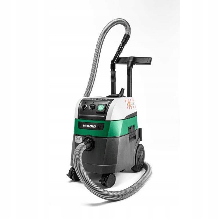 Aspirator HiKOKI 1400W 35L, furtun 3,2m, curățare automată a filtrului, 550x400x550mm
