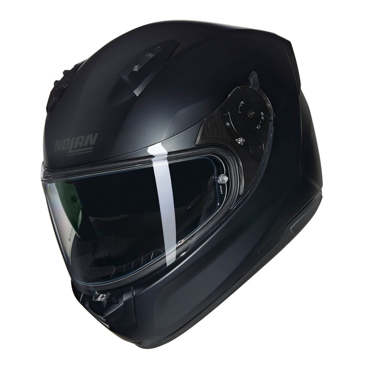 Casca moto NOLAN N60, Lexan, negru mat, XL, sistem de ventilatie Airbooster, protectie UV