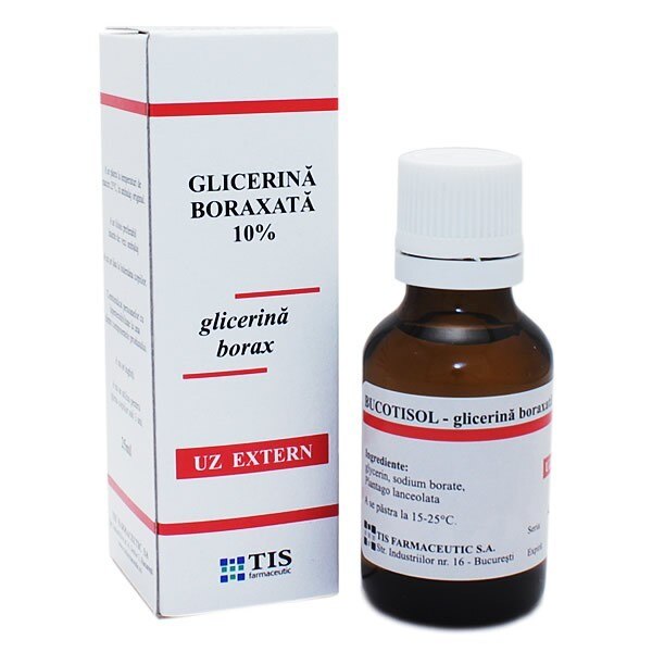 Glicerina Boraxata 10G X 25 ml - Bucotisol - Tis Farmaceutic