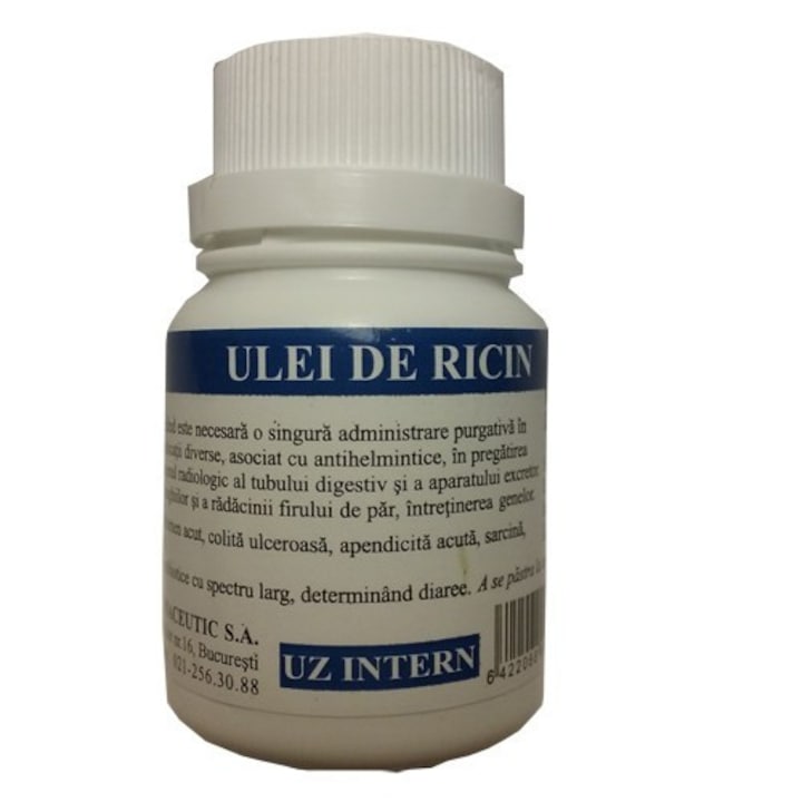 Retired Feud capsule Ulei de ricin 25 ml - Tis Farmaceutic - eMAG.ro