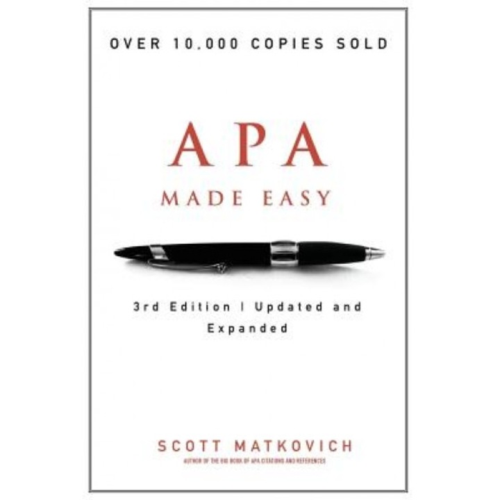 APA Made Easy, MR Scott R. Matkovich (Author)