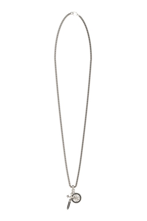 GUESS, Colier cu pandantive, Argintiu
