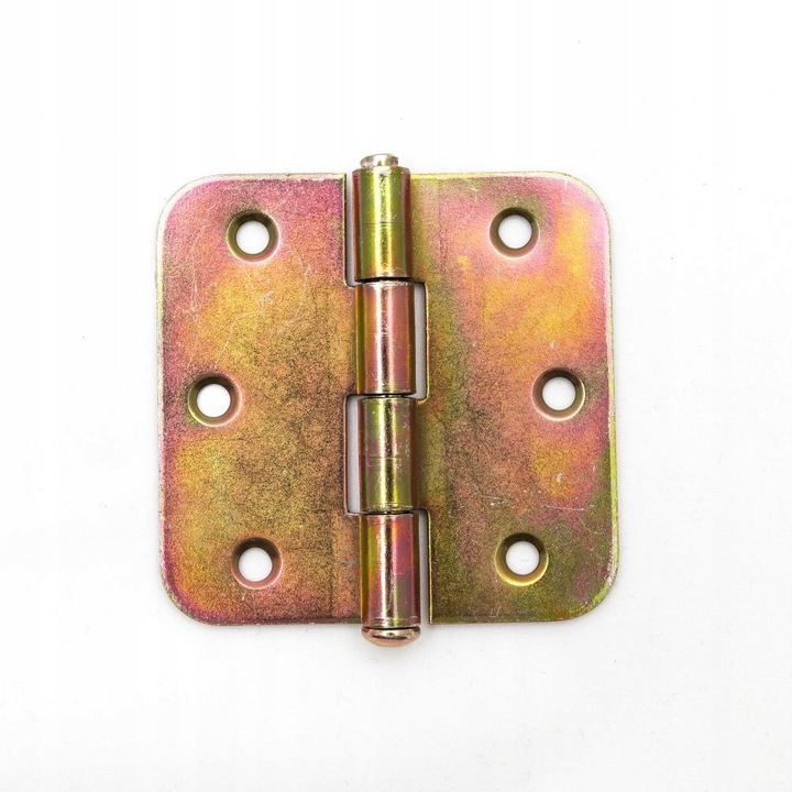 Set 20x Balama Constructie, BKshop, Din Otel Zincat, Solida Si Durabila, Usor De Montat, Rezistenta La Coroziune, Ideala Pentru Usi, Porti, Dulapuri Sau Proiecte DIY, Deschidere 180°, Dimensiune 75 x 75 x 2 mm, Auriu