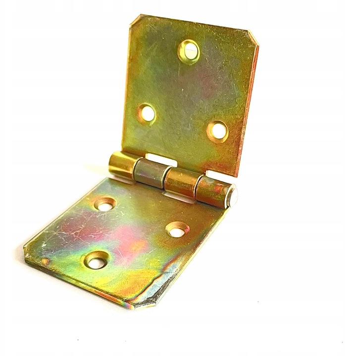 Set 20x Balama Constructie, BKshop, Din Otel Zincat, Solida Si Durabila, Usor De Montat, Rezistenta La Coroziune, Ideala Pentru Usi, Porti, Dulapuri Si Proiecte DIY, Deschidere 180°, Dimensiune 100 x 45 x 2 mm, Auriu