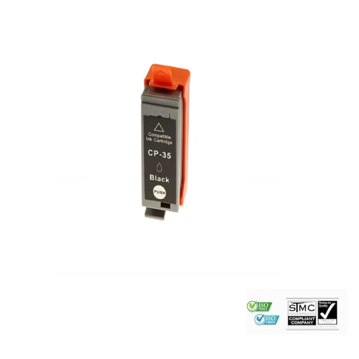 Kompatibilis tintapatron PGI-35 PGI35 fekete, 9.5 ml, Canon PIXMA IP 100, PIXMA IP 110, PIXMA IP 110B, PIXMA TR 150 készülékekhez