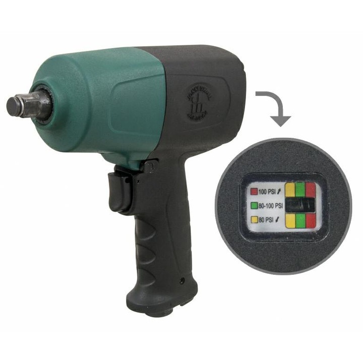 Cheie pneumatica 1/2", JONNESWAY, 1356Nm, 181mm, 1,9kg