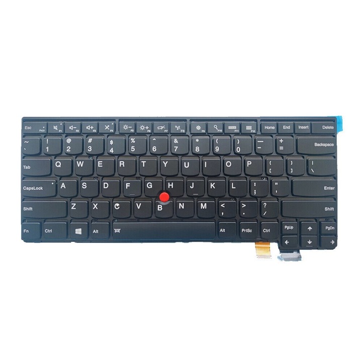 Lenovo THINKPAD 13 T460P T460S T470P T470S Yoga 14 Yoga 460 00PA452 SN20H42364 laptop billentyűzet, világító, nemzetközi billentyűzet, fekete