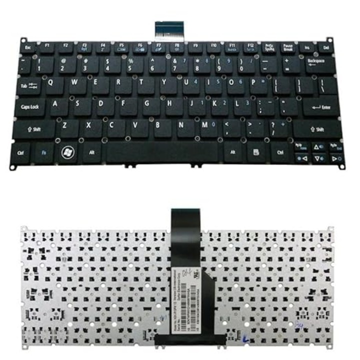 Tastatura laptop Acer Aspire One 725 756 AO725 AO726 725-0691 725-0826 -US, neluminata, tastatura internationala, negru