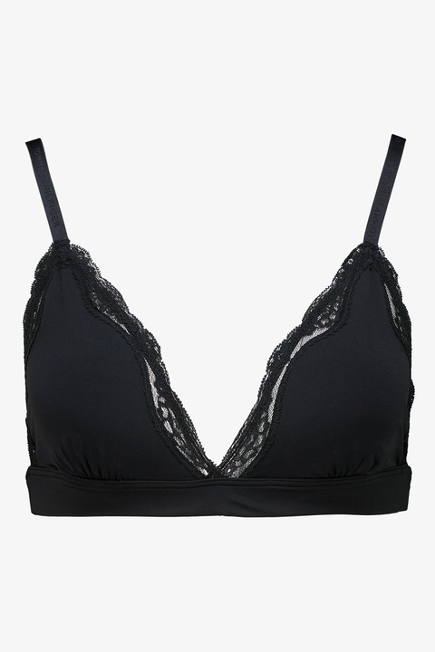 Tommy Hilfiger, Csipkés melltartó, Fehér/Fekete