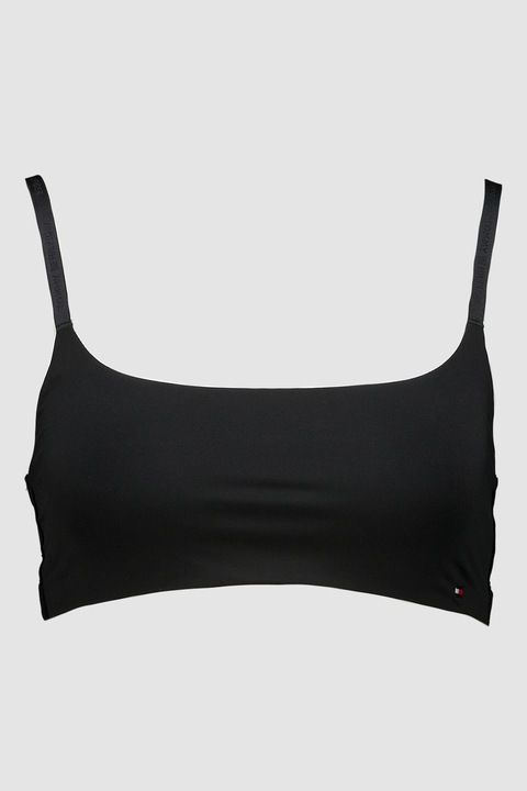 Tommy Hilfiger, Állítható pántos melltartó, Fekete