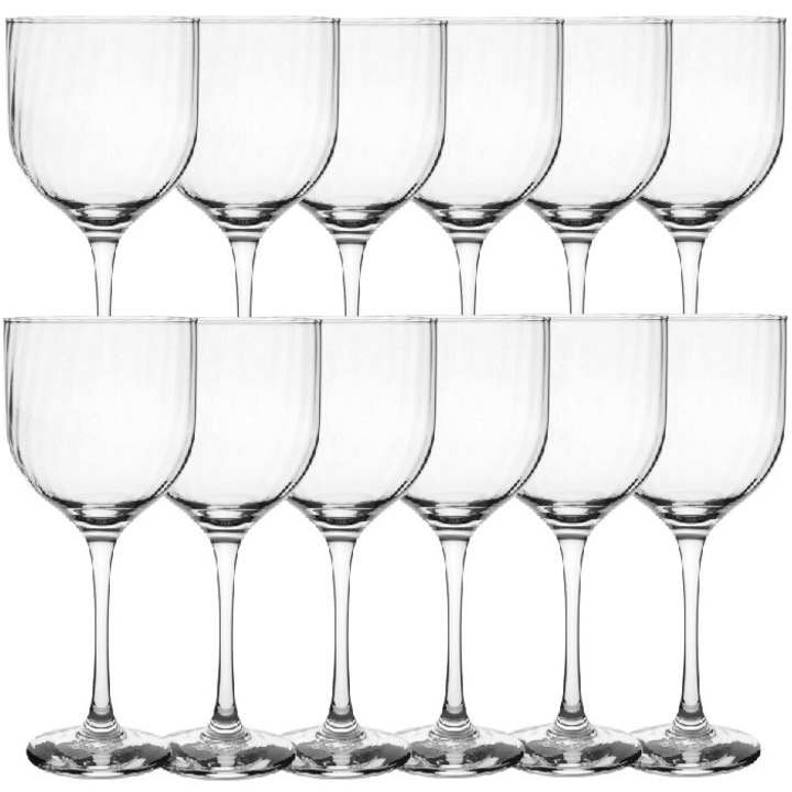 Set 12 pahare vin rosu Nadir Fiore 515ml, 9, 5xh22cm