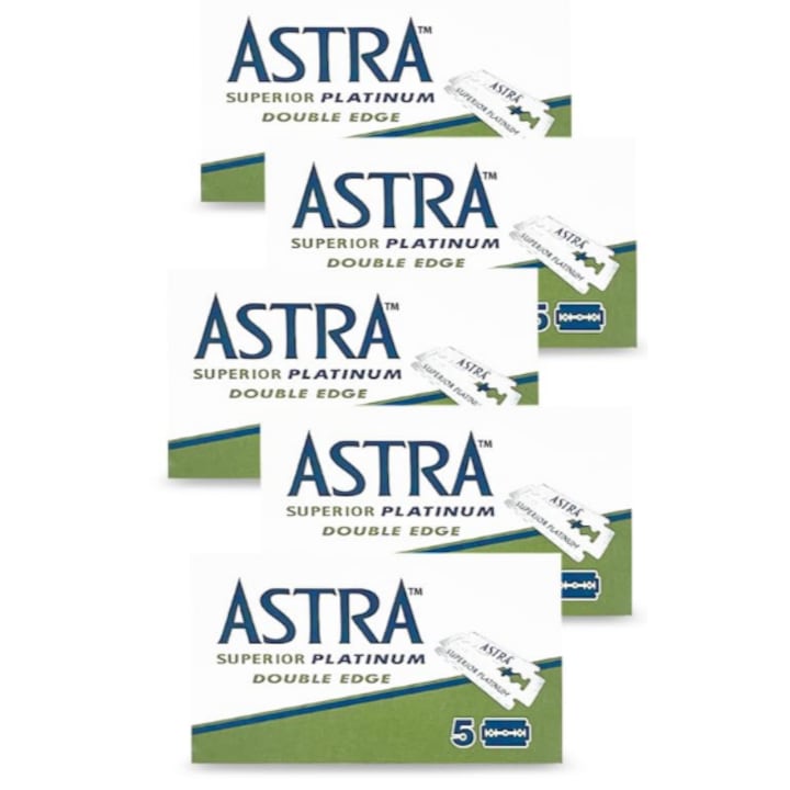 Set de 25 lame de ras Astra Platinum