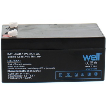 Acumulator plumb acid Well, 12V, 3.2Ah Acumulator plumb acid Well, 12V, 3.2Ah