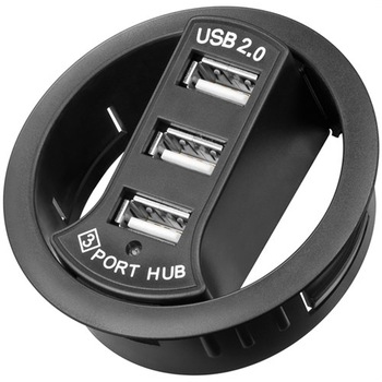 Hub USB 2.0 Goobay, 3 porturi Hub USB 2.0 Goobay, 3 porturi