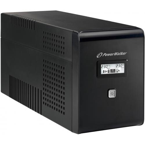 UPS Power Walker line-interactive 2200VA/1200W, iesire 2xShuko+2XxIEC, baterie 2x12V/7Ah