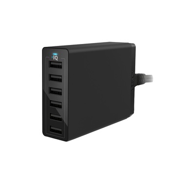 Incarcator retea Anker, 6xUSB PowerIQ, 60W, negru Incarcator retea Anker, 6xUSB PowerIQ, 60W, negru