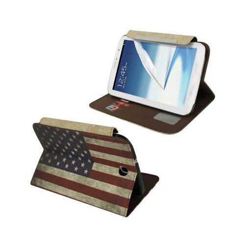 Husa protectie SKY FLAG pentru SAMSUNG GALAXY NOTE 8 (8.0 Inch - N5100) Flip orizontal, Book cover, Stand - USA