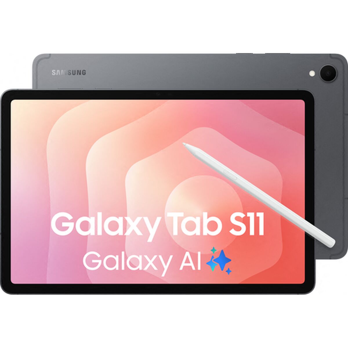 Tablet Samsung 11" 12 GB RAM 128 GB gri, cu camera de 13 MP, conectivitate 5G