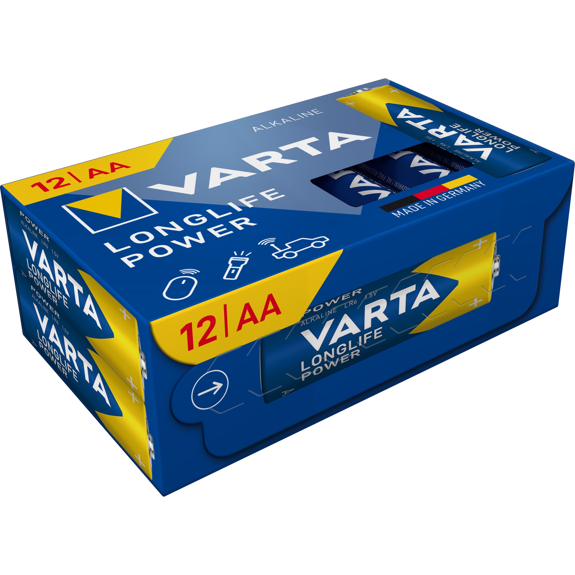 Baterii Varta Longlife Power AA, 12 buc
