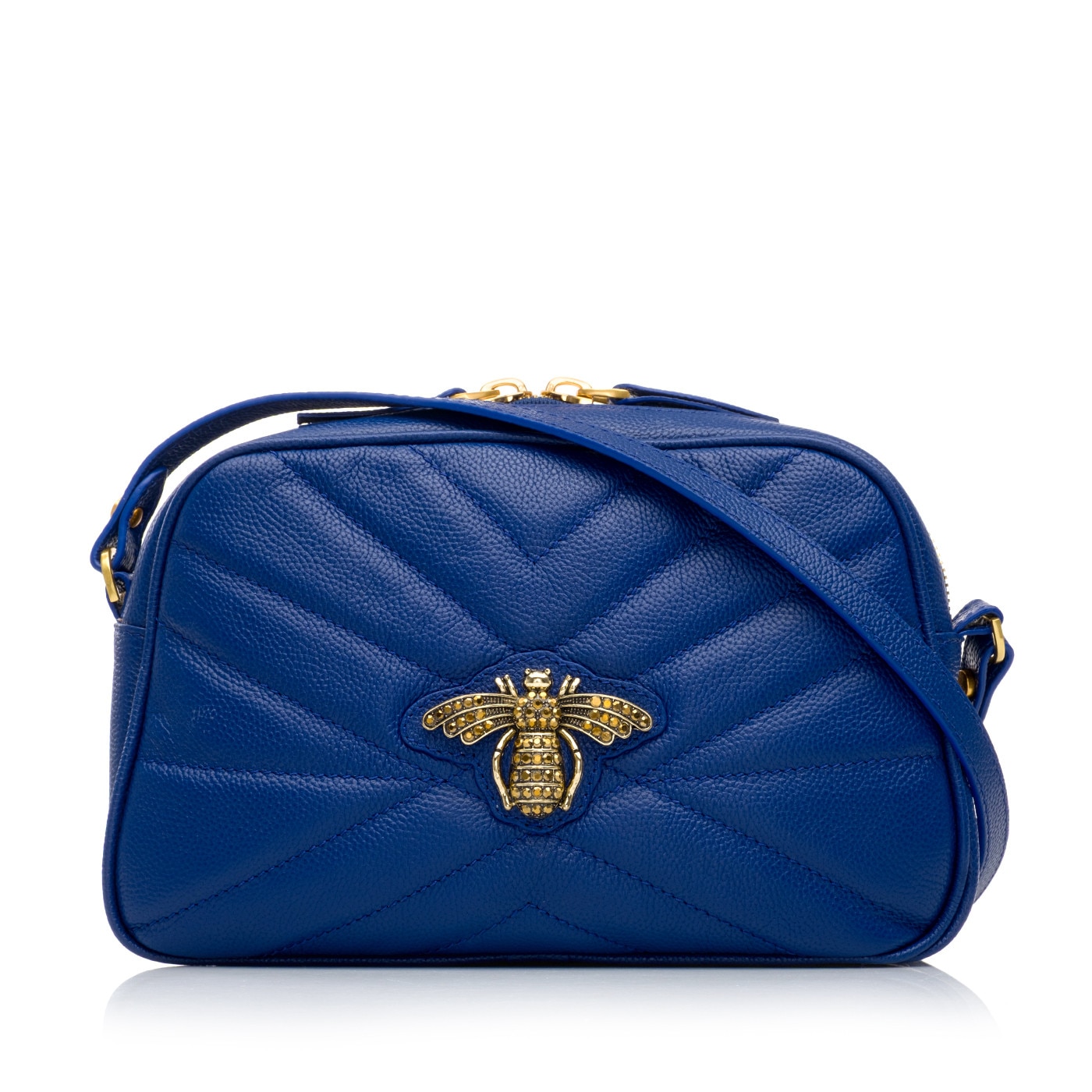 Geanta dama de umar, Musette, NEW TASHA BEE, piele naturala