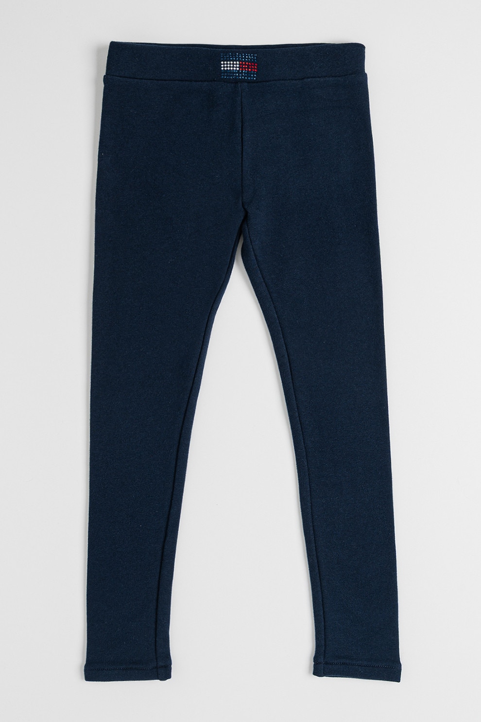Tommy Hilfiger, Colanti uni din amestec de bumbac organic, Bleumarin, 166 CM