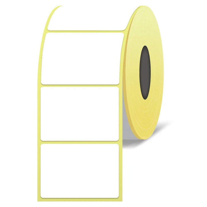 Etichete autoadezive BURN OUT, rolo 700 etichete, 58x43mm, alb
