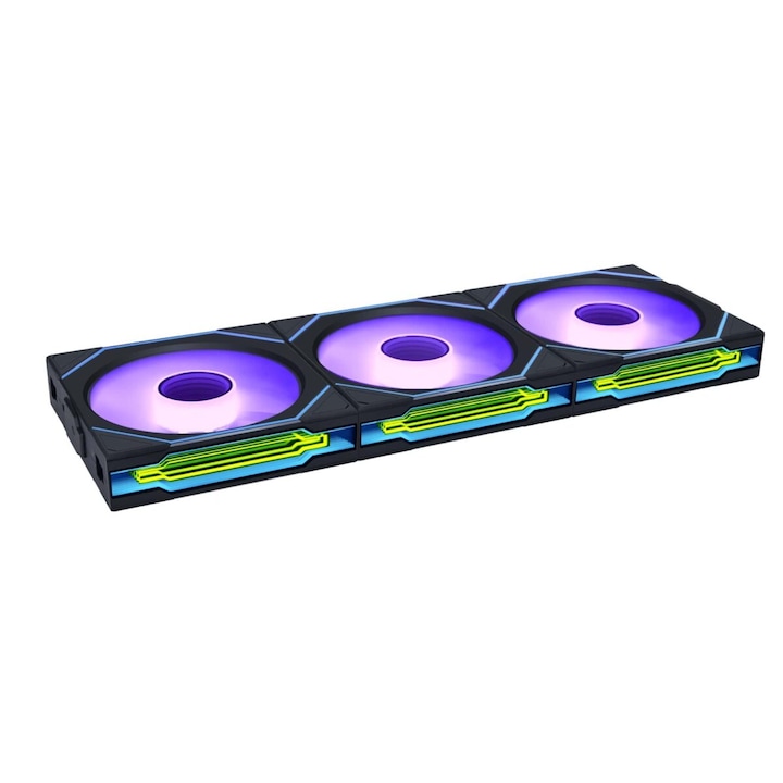 Ventilatoare PC Lian Li UNI FAN INFINITY SL, 120mm, set 3 bucati, negru