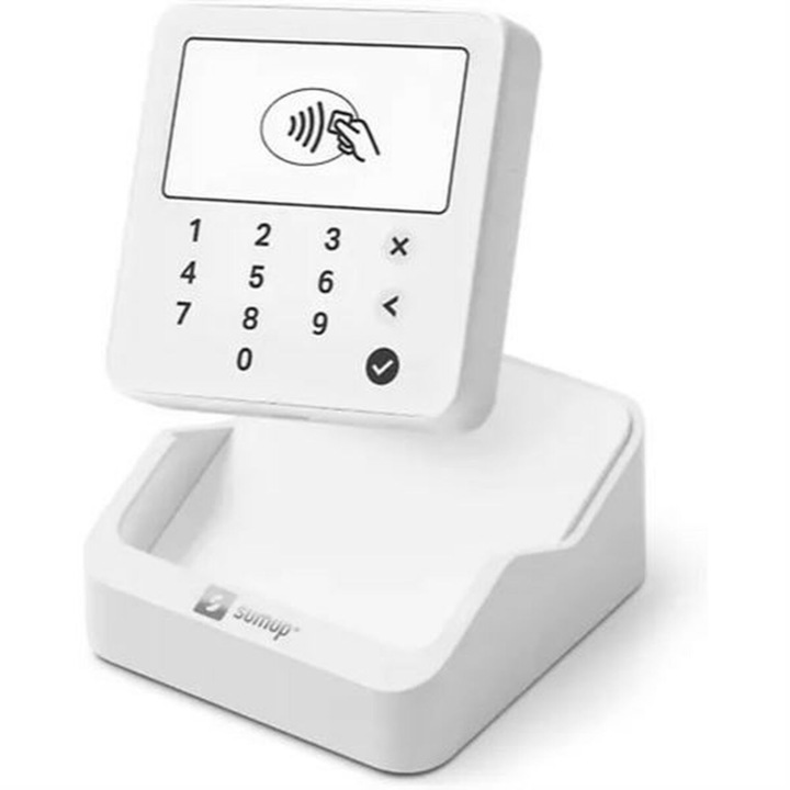Aparat POS, Sumup, TPV SUMUP BUN-SUL-004, alb, conectivitate Bluetooth 4.2, USB-C