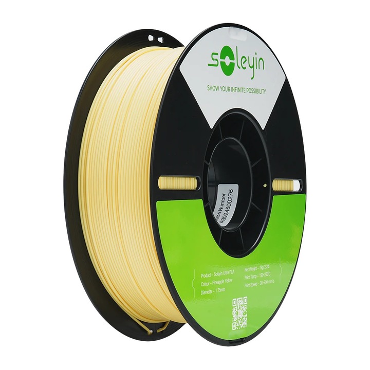 Filament 3D Creality Ultra PLA 1 kg, 1.75 mm, galben ananas