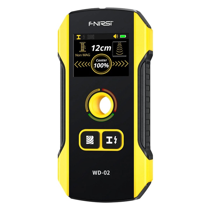 Unelte de masura FNIRSI, analizor de suprafata WD-02, metal/xila, reincarcabil