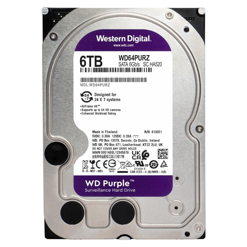 Hard disk WD Purple Surveillance 3.5