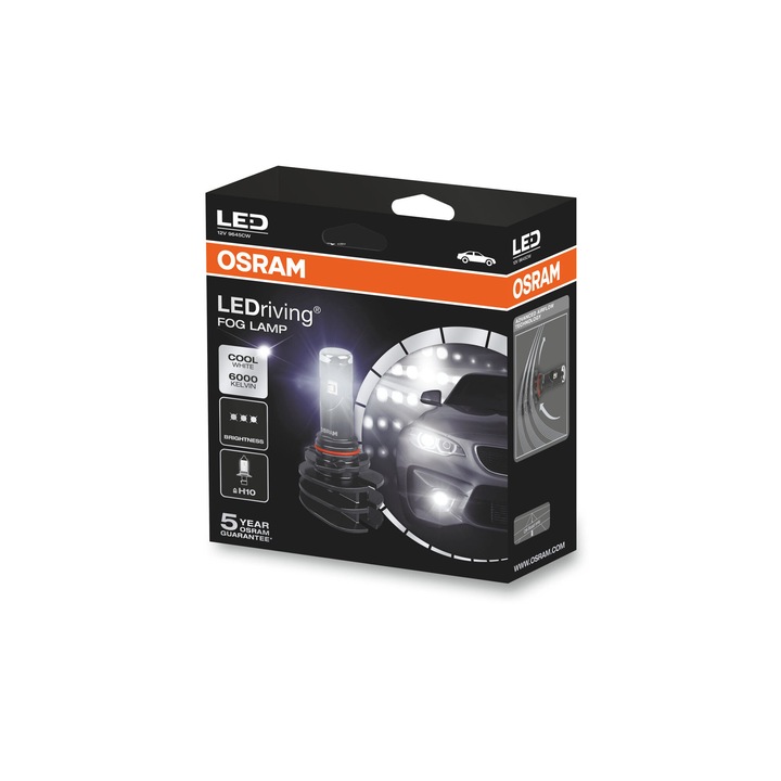 LED система Osram за халогени H10 12V, 13W, 6000K