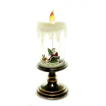 Lumanare Craciun cu lichid si led Mos Craciun Lumanare Craciun cu lichid si led Mos Craciun