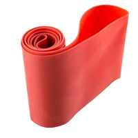Banda elastica fitness HMS GU04, 600 x 50 x 0.7 mm, rosu