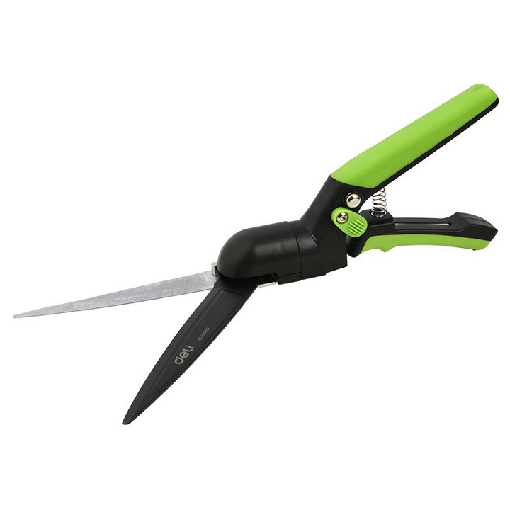 Foarfece de iarba/arbusti DELI DL580351 cu manere antiderapante, 340 mm