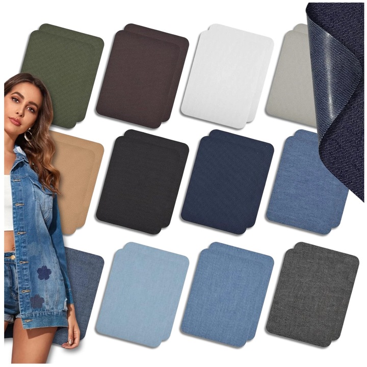 Set 24 petice termice, Edibazzar, 12.5cm x 9.5cm, multicolor