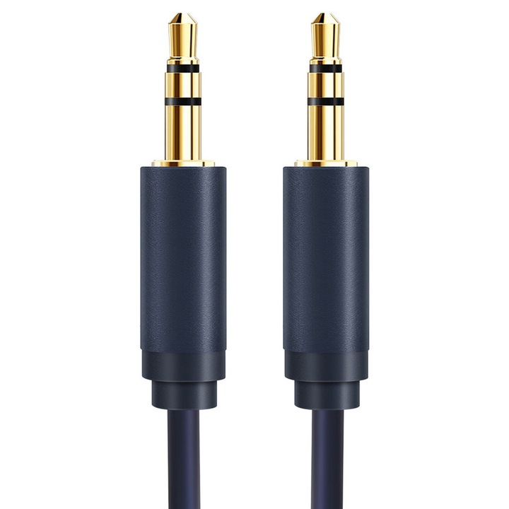 Cabluri audio CABLETIME CT-AV301-H11G, placat cu aur, 1m, 3.5mm