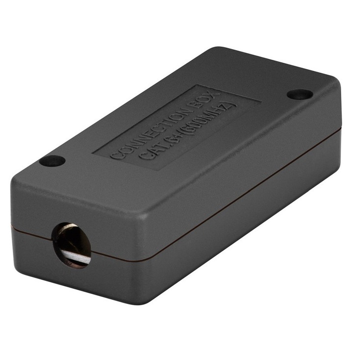Cutie de conectare cablu de retea GOOBAY 96101, CAT 6/CAT 7, STP, neagra