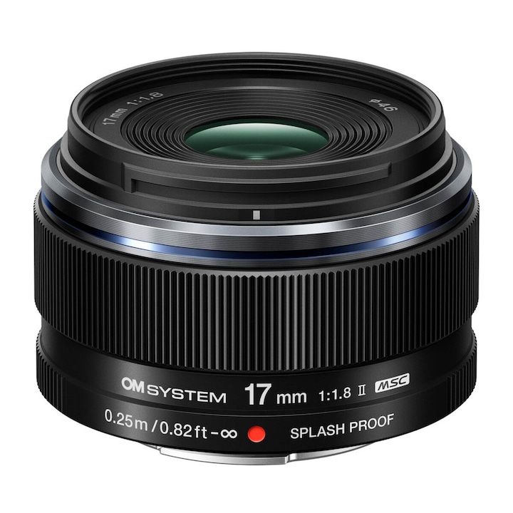 Obiectiv Olympus 17mm 1:1.8 II, Micro FT, negru