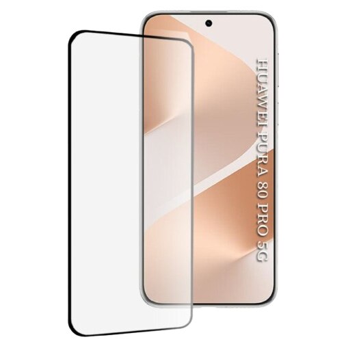 Folie pentru Huawei Pura 80 Pro, SKYDDAR INNOVATION, Sticla Securizata, Ultra HD, Protectie 111D, Montare Simpla, set cu sticker, Transparent