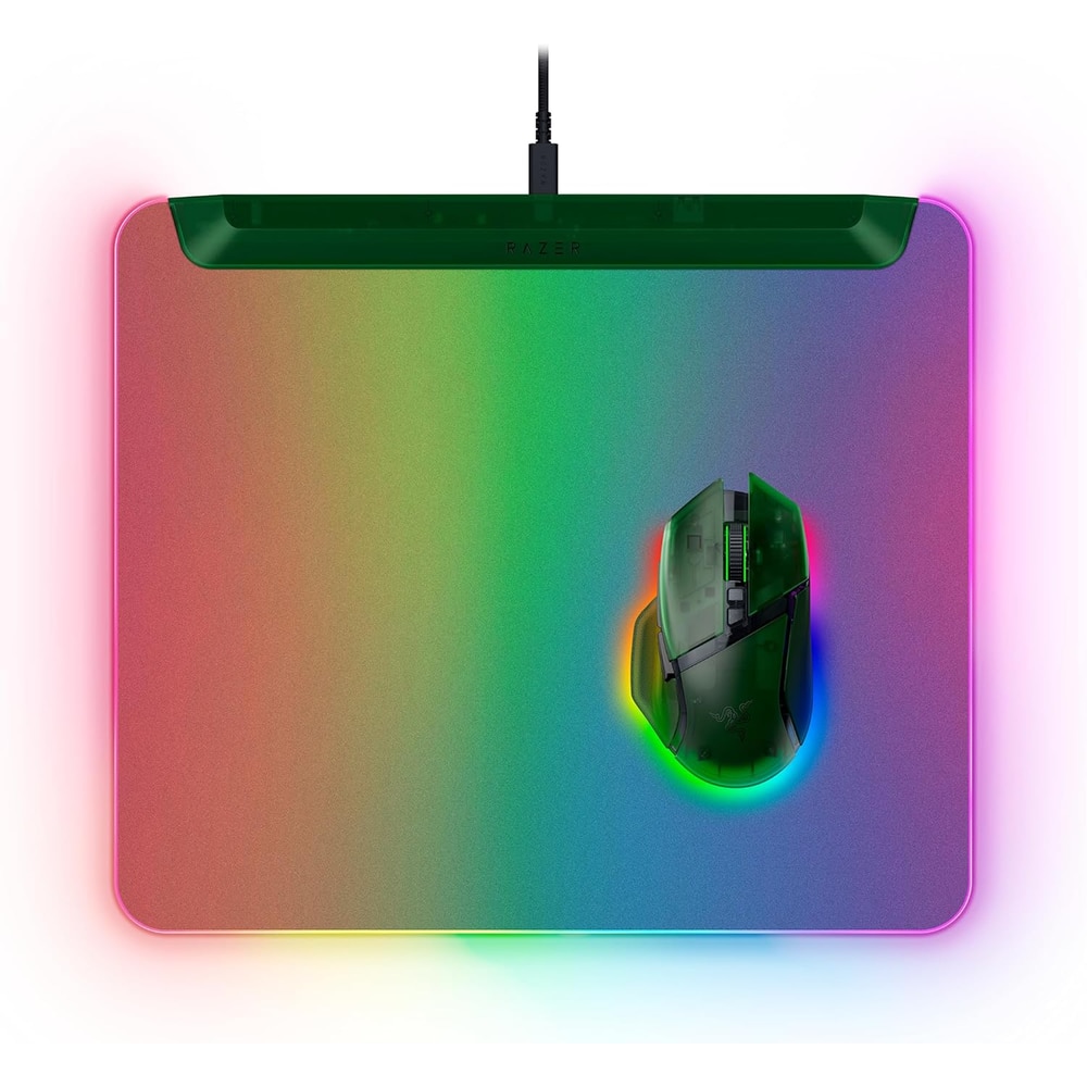 Mousepad Razer Firefly V2 Pro Phantom Green Edition, Iluminare