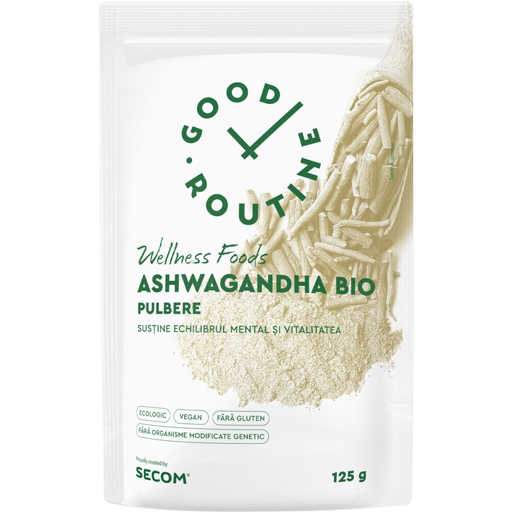 Ashwagandha BIO Good Routine, Pulbere, 125g