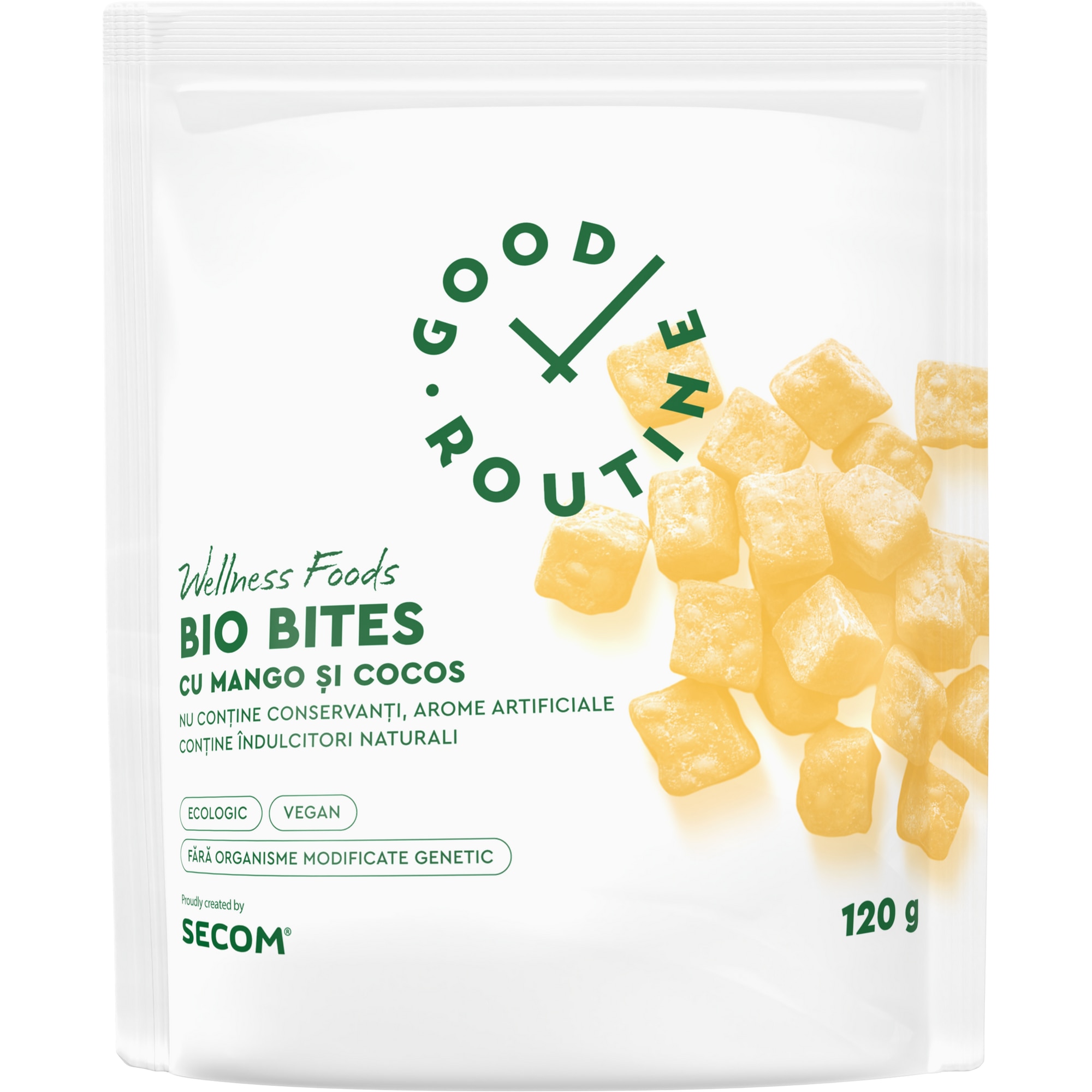 BIO Bites Good Routine, cu Mango si Cocos, 120g